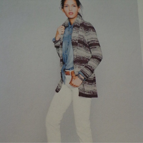 Garnet Hill Sierra Sweater Cardigan Alpaca Wool Blend no size see measurements - Picture 2 of 8